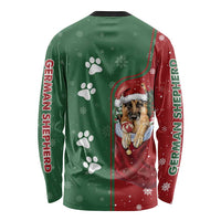 German Shepherd Merry Christmas Christmas Long Sleeve Shirt Xmas Holiday Patterns - Wonder Print Shop