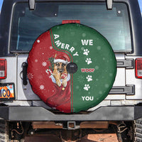 German Shepherd Merry Christmas Christmas Spare Tire Cover Xmas Holiday Patterns - Wonder Print Shop