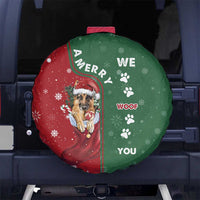 German Shepherd Merry Christmas Christmas Spare Tire Cover Xmas Holiday Patterns - Wonder Print Shop