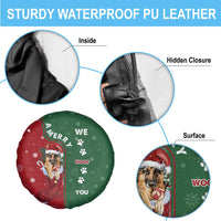 German Shepherd Merry Christmas Christmas Spare Tire Cover Xmas Holiday Patterns - Wonder Print Shop