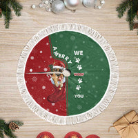 German Shepherd Merry Christmas Tree Skirt Xmas Holiday Patterns - Wonder Print Shop
