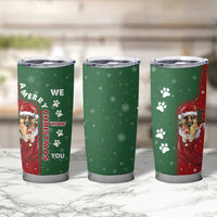 German Shepherd Merry Christmas Christmas Tumbler Cup Xmas Holiday Patterns - Wonder Print Shop
