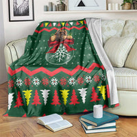 German Shepherd Ornament Christmas Blanket Xmas Holiday Patterns - Wonder Print Shop