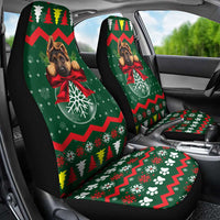 German Shepherd Ornament Christmas Car Seat Cover Xmas Holiday Patterns - Wonder Print Shop
