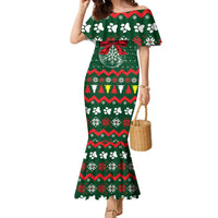 German Shepherd Ornament Christmas Family Matching Mermaid Dress and Hawaiian Shirt Xmas Holiday Patterns - Wonder Print Shop