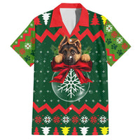 German Shepherd Ornament Christmas Family Matching Tank Maxi Dress and Hawaiian Shirt Xmas Holiday Patterns - Wonder Print Shop