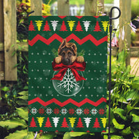 German Shepherd Ornament Christmas Garden Flag Xmas Holiday Patterns - Wonder Print Shop