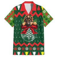 German Shepherd Ornament Christmas Hawaiian Shirt Xmas Holiday Patterns - Wonder Print Shop