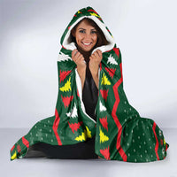 German Shepherd Ornament Christmas Hooded Blanket Xmas Holiday Patterns - Wonder Print Shop