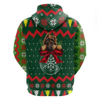 German Shepherd Ornament Christmas Hoodie Xmas Holiday Patterns - Wonder Print Shop