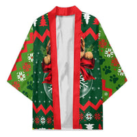 German Shepherd Ornament Christmas Kimono Xmas Holiday Patterns - Wonder Print Shop