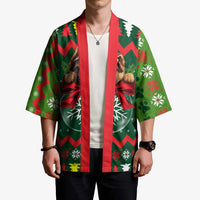 German Shepherd Ornament Christmas Kimono Xmas Holiday Patterns - Wonder Print Shop