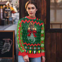 German Shepherd Ornament Christmas Ugly Christmas Sweater Xmas Holiday Patterns - Wonder Print Shop