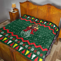 German Shepherd Ornament Christmas Quilt Xmas Holiday Patterns - Wonder Print Shop