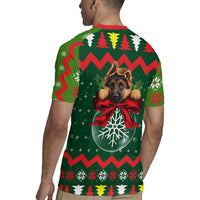 German Shepherd Ornament Christmas Rugby Jersey Xmas Holiday Patterns - Wonder Print Shop