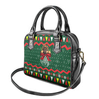 German Shepherd Ornament Christmas Shoulder Handbag Xmas Holiday Patterns - Wonder Print Shop