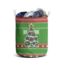 German Shepherd Pine Xmas Christmas Laundry Basket Xmas Holiday Patterns - Wonder Print Shop