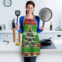 German Shepherd Pine Xmas Christmas Apron Xmas Holiday Patterns - Wonder Print Shop