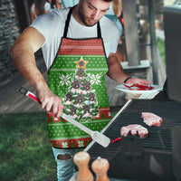 German Shepherd Pine Xmas Christmas Apron Xmas Holiday Patterns - Wonder Print Shop