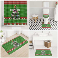 German Shepherd Pine Xmas Christmas Bathroom Set Xmas Holiday Patterns - Wonder Print Shop