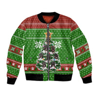 German Shepherd Pine Xmas Christmas Bomber Jacket Xmas Holiday Patterns - Wonder Print Shop