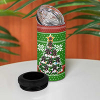 German Shepherd Pine Xmas Christmas 4 in 1 Can Cooler Tumbler Xmas Holiday Patterns - Wonder Print Shop