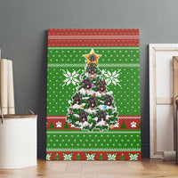 German Shepherd Pine Xmas Christmas Canvas Wall Art Xmas Holiday Patterns - Wonder Print Shop