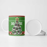 German Shepherd Pine Xmas Christmas Ceramic Mug Xmas Holiday Patterns - Wonder Print Shop