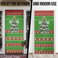 German Shepherd Pine Xmas Christmas Door Cover Xmas Holiday Patterns - Wonder Print Shop