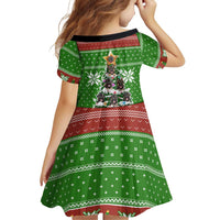 German Shepherd Pine Xmas Christmas Family Matching Off Shoulder Maxi Dress and Hawaiian Shirt Xmas Holiday Patterns - Wonder Print Shop