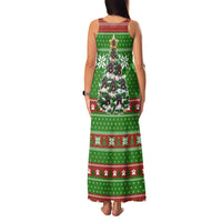 German Shepherd Pine Xmas Christmas Family Matching Tank Maxi Dress and Hawaiian Shirt Xmas Holiday Patterns - Wonder Print Shop