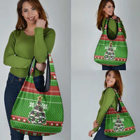 German Shepherd Pine Xmas Christmas Grocery Bag Xmas Holiday Patterns - Wonder Print Shop