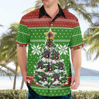 German Shepherd Pine Xmas Christmas Hawaiian Shirt Xmas Holiday Patterns - Wonder Print Shop