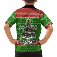 German Shepherd Pine Xmas Christmas Hawaiian Shirt Xmas Holiday Patterns - Wonder Print Shop