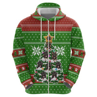 German Shepherd Pine Xmas Christmas Hoodie Xmas Holiday Patterns - Wonder Print Shop