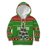 German Shepherd Pine Xmas Christmas Kid Hoodie Xmas Holiday Patterns - Wonder Print Shop