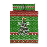 German Shepherd Pine Xmas Christmas Quilt Bed Set Xmas Holiday Patterns - Wonder Print Shop