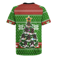 German Shepherd Pine Xmas Christmas Rugby Jersey Xmas Holiday Patterns - Wonder Print Shop