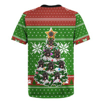 German Shepherd Pine Xmas Christmas Rugby Jersey Xmas Holiday Patterns - Wonder Print Shop