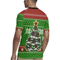 German Shepherd Pine Xmas Christmas Rugby Jersey Xmas Holiday Patterns - Wonder Print Shop