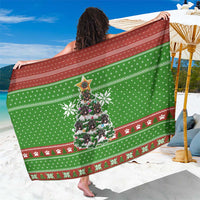 German Shepherd Pine Xmas Christmas Sarong Xmas Holiday Patterns - Wonder Print Shop