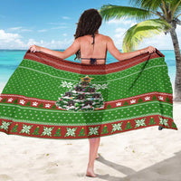 German Shepherd Pine Xmas Christmas Sarong Xmas Holiday Patterns - Wonder Print Shop