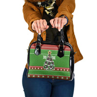 German Shepherd Pine Xmas Christmas Shoulder Handbag Xmas Holiday Patterns - Wonder Print Shop