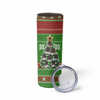 German Shepherd Pine Xmas Christmas Skinny Tumbler Xmas Holiday Patterns - Wonder Print Shop