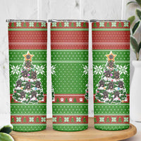 German Shepherd Pine Xmas Christmas Skinny Tumbler Xmas Holiday Patterns - Wonder Print Shop
