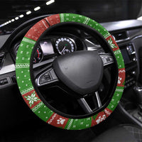 German Shepherd Pine Xmas Christmas Steering Wheel Cover Xmas Holiday Patterns - Wonder Print Shop