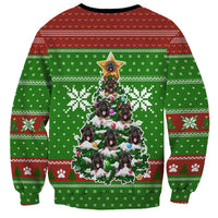 German Shepherd Pine Xmas Christmas Sweatshirt Xmas Holiday Patterns - Wonder Print Shop