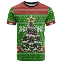 German Shepherd Pine Xmas Christmas T Shirt Xmas Holiday Patterns - Wonder Print Shop