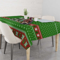 German Shepherd Pine Xmas Christmas Tablecloth Xmas Holiday Patterns - Wonder Print Shop