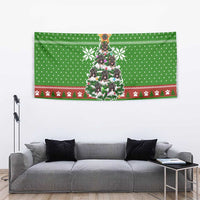 German Shepherd Pine Xmas Christmas Tapestry Xmas Holiday Patterns - Wonder Print Shop